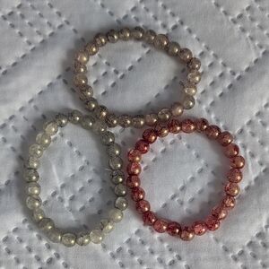 New Glass Stretchy Beaded Bracelets